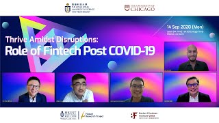 HKUST x University of Chicago Webinar – Thrive Amidst Disruptions Role of Fintech Post COVID19 [upl. by Adelaida566]