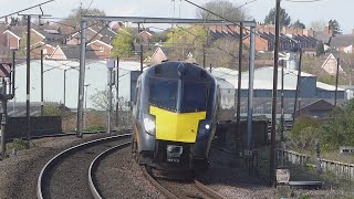 Grand Central Class 180 passes Grantham 1424 [upl. by Anivel]