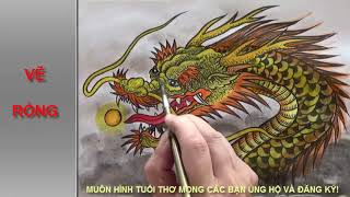 XUÂN GIÁP THÌN VẼ RỒNGVẼ RỒNG NĂM 2024 VẼ RỒNG HÌNH RỒNG ĐẸP VIDEO VẼ CON RỒNG  DRAWING DRAGON [upl. by Gapin]