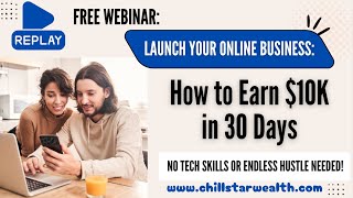 Ready to Launch Your Online Business and Earn 10K in 30 Days [upl. by Anicnarf]