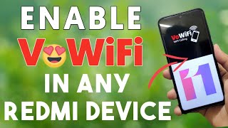 Enable WiFi Calling VoWiFi in Any Xiaomi Device  How to Use VoWifi on Redmi Devices [upl. by Iolanthe402]