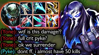 100 CRIT PYKE SHOULD BE ILLEGAL [upl. by Anirac]