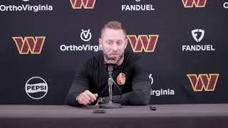 OC Kliff Kingsbury Speaks to the Media Before Practice  Washington Commanders [upl. by Kathy]