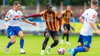 HIGHLIGHTS Guiseley v Bradford City [upl. by Nalad]