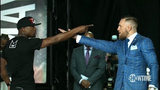 Mayweather vs McGregor World Tour All the Faceoffs [upl. by Lotson]