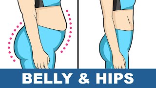 Best Belly and Hip Fat Loss Exercises [upl. by Uyekawa]