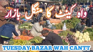 Tuesday Bazar of Wah Cantt واہ کینٹ کا منگل بازار [upl. by Ellehsad]