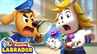 🔍Sheriff Labrador  Vete ya Gérmenes  Videos para Niños  BabyBus en Español [upl. by Ariane]