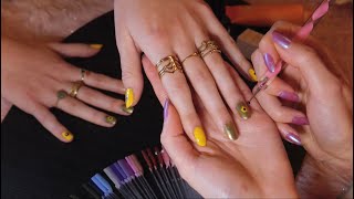 ASMR  Manucure relaxante 💅 soin des mains et pose de vernis [upl. by Vivica999]