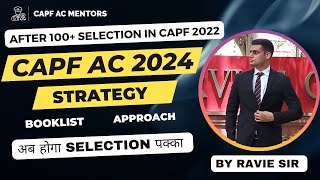 CAPF AC 2024 Strategy Booklist Approach  Only for Serious Candidates 🎯 capfac upsccapf [upl. by Gnous241]