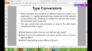 19 Operator Overloading Arrow Operator Type Conversion 1 [upl. by Idnaj]