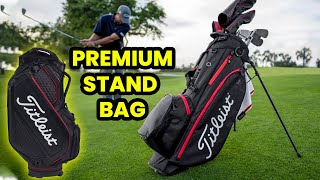 TITLEIST PREMIUM STAND BAG REVIEW 2023 TITLEIST PREMIUM WATERPROOF GOLF STAND BAG [upl. by Nyer]