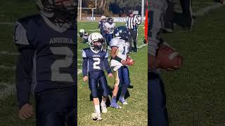 2TDs Vs Ansonia 110 Rushing Yards football popwarner 9u supreme youthfootball youtubeshorts n [upl. by Renzo990]