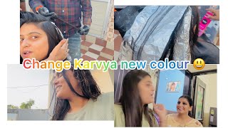 New look Karvya colour🙃 deep di da reaction 😳 Akashhair contact no 91 70095 45683 jasb7z [upl. by Llohcin]