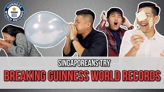 Singaporeans Try Breaking Guinness World Records [upl. by Camala]