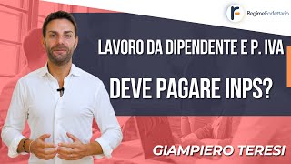 Un Lavoratore Dipendente con partita IVA deve pagare i Contributi INPS [upl. by Briny705]