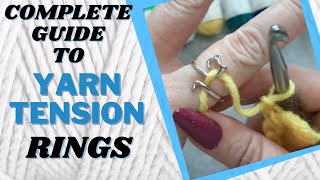 Yarn Tension Ring Instructions and Tips for Crocheters and Knitters [upl. by Imelda395]