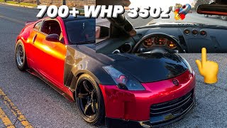 POV DRIVE IN MY 700 WHP TURBO 350z FAST [upl. by Bonns133]