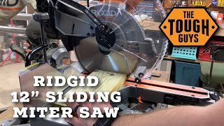 Ridgid 12in Sliding Miter Saw Setup amp Review  BUYER BEWARE [upl. by Rettuc]