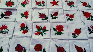 hand embroidery rumal design [upl. by Burger671]