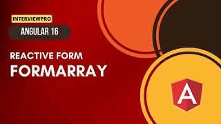 36 Angular 16  Reactive Forms  FormArray [upl. by Mumford]