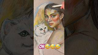 Drawing cats an portraits art drawing artist [upl. by Erminia]