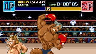 TAS Super Punch Out  2 Player Mode 2P Wins All Fights 05564 InGame Time [upl. by Ecydnarb]