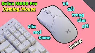 Gaming Mouse được nhiều người mua nhất  Delux M800 Pro  Vô đối tầm giá [upl. by Ortensia544]