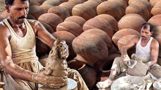 Amazing Earthenware Clay Pottery Pot Producing Process  Earthenware Mass Producing Factory [upl. by Dlaregztif]