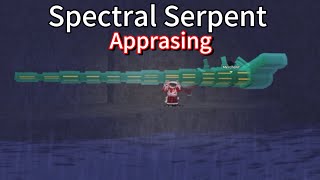 Apprasing spectral serpent in Roblox fisch [upl. by Ellwood]