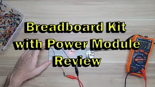 Breadboard kit with power module from Aliexpress review [upl. by Ardnnek144]