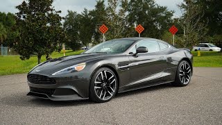 2016 Aston Martin Vanquish Driving Review [upl. by Elberfeld]