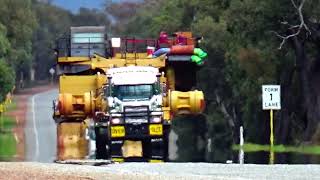 🚛 Doolans Heavy Haulage moving two CAT 793F Mining dump trucks As videoed in three parts Part 3 [upl. by Bruce77]