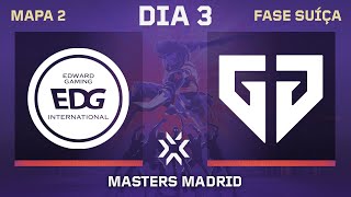 EDward Gaming x GenG Mapa 2 Split  VCT Masters Madrid [upl. by Batty]