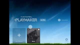 iPad V15  Add a Playbook  Flag Football Playmaker iPad App  Tutorial 1 [upl. by Proudlove]