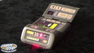 Star Trek Insurrection  Datas Hero Light Up Tricorder Brent Spiner [upl. by Ciccia]