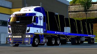 FREIGHTLINER ARGOSY 2ND GEN MOD  AFRIT TRAILER  ETS2 153 AFRICAN STYLE  ALRO LOGISTICS OFFLOAD [upl. by Dremann]