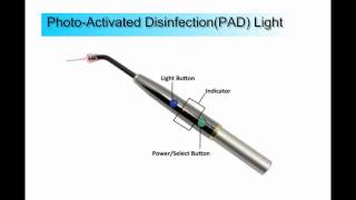 Photo Activated Disinfection Light PAD PDT Bacteria Killing Light F3WW [upl. by Bronwyn]