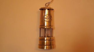 Music Box  Vintage Brass Welsh Miners Lamp [upl. by Lad46]