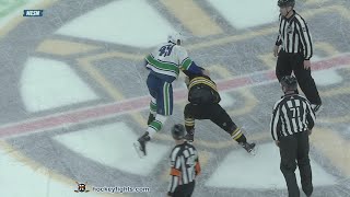 Darren Archibald vs Torey Krug Nov 8 2018 [upl. by Gonick]