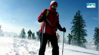 Winterwandern Schneeschuh Bayern Deutschland Schneeschuhwanderung Predigtstuhl Bad Reichenhall [upl. by Renae]