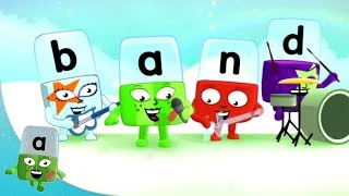 Alphablocks  The Band  Learn to Read  Phonics for Kids  Learning Blocks [upl. by Joleen58]