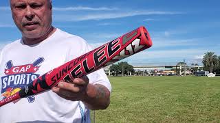 Suncoast Melee 2 piece Senior Softball Bat 2022 [upl. by Aryhs461]