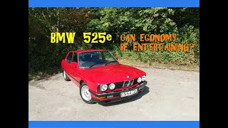 Real Road Test BMW E28 525e  Can Economy be Entertaining [upl. by Dorotea]