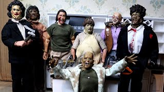 SAWYER FAMILY  Texas Chainsaw Massacre  Neca  Stop Motion [upl. by Akimaj]