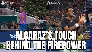 Carlos Alcaraz delicious touch against Monfils  The delicacy behind the brute  Miami 2024 [upl. by Gensler]