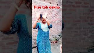 Pise toh dekho music bollywood love viralvideo funnyshorts [upl. by Arej]