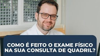 Como é feito o exame físico na consulta com o cirurgião de quadril [upl. by Wahkuna]