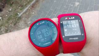 Polar M200 vs M400  actual pace test [upl. by Frasch]