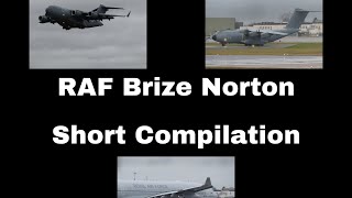 RAF Brize Norton Short Compilation rafbrizenorton c17globemaster a400m [upl. by Dermot758]